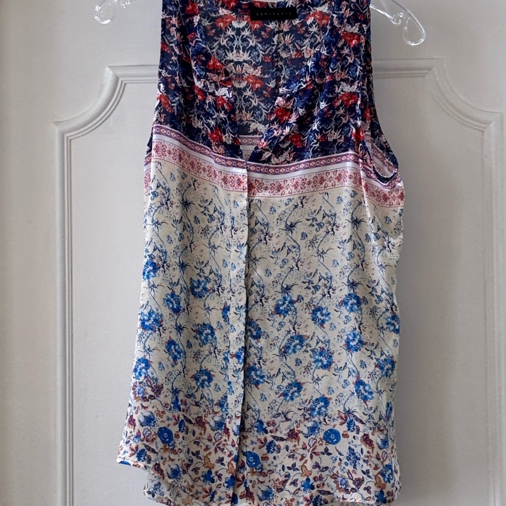 Sanctuary Multicolor Floral Tank Top